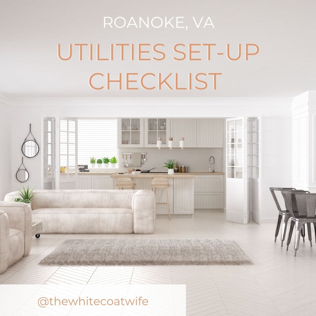 Set-up Utilities and More For Move-In Day - The White Coat Wife